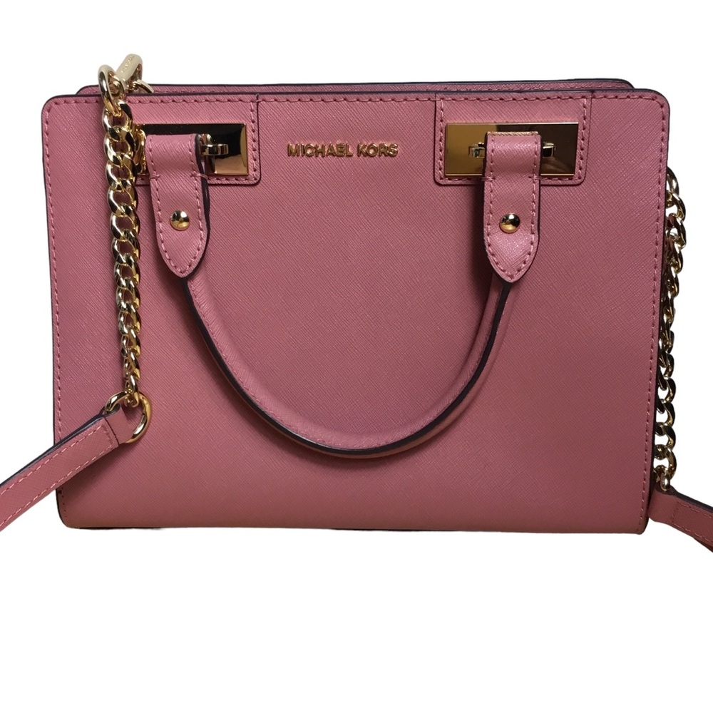 Michael Kors Quinn Medium Saffiano Leather Satchel Handbag NEW